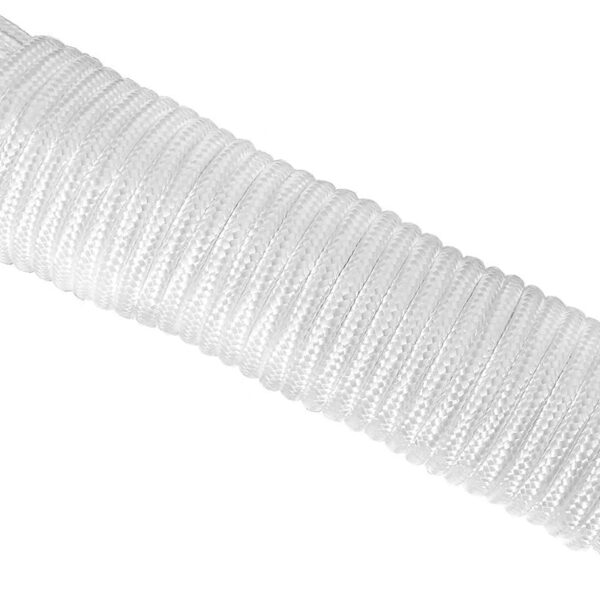 1  80 ft  Extra Strong Diamond Braid Polypropylene Multi Purpose Flag Line Rope   Weather Resistant Shock Absorbent Heavy Duty Poly 1/4’’ Thick (1 Rope Only)